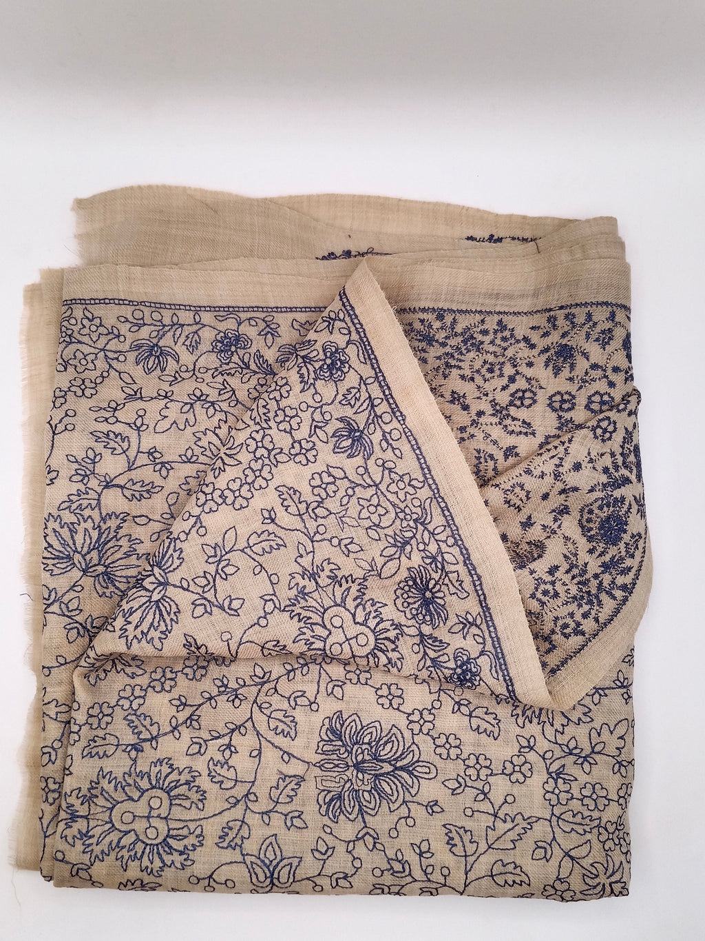 Premium Quality  Embroidered Pashmina Cashmere Shawl