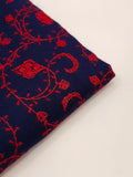 Premium And Extremely Soft Original Handmade Navy Blue Sui Needle Jaal Pure Toosh Shawl