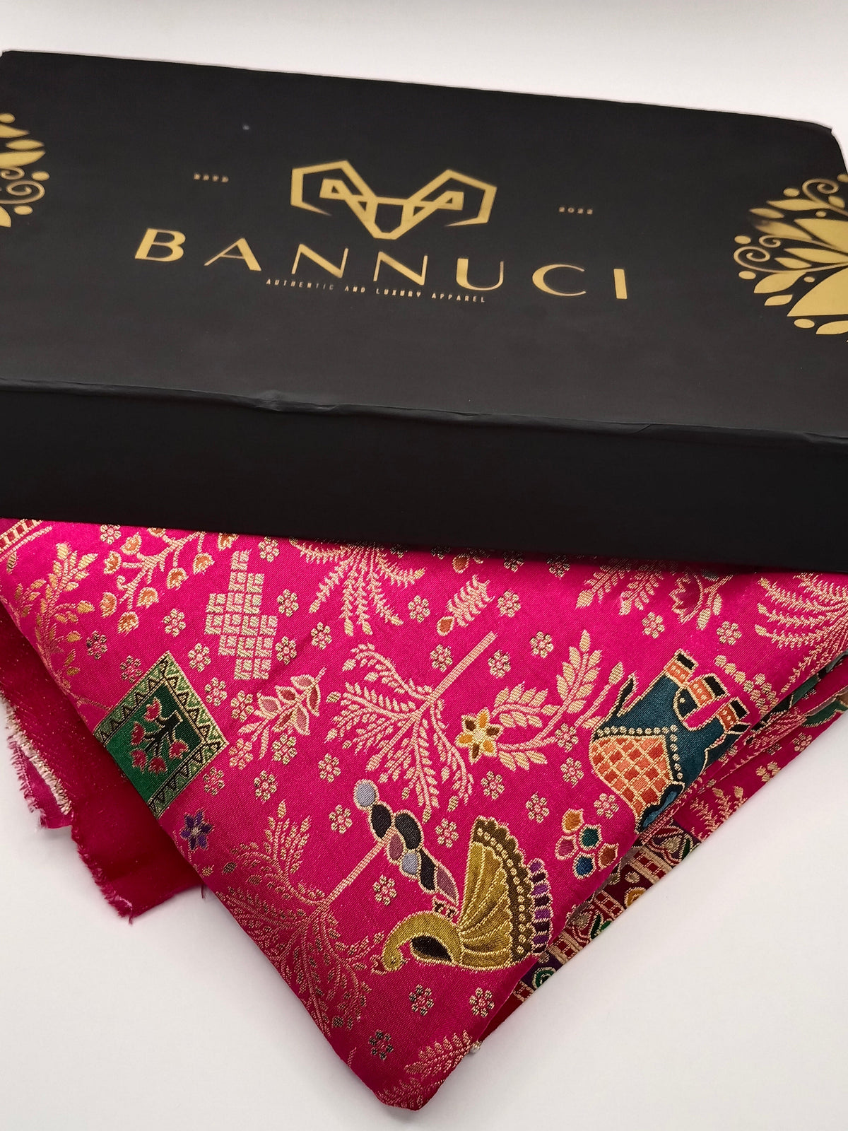 Premium Quality  Multi Mix Maroon Color kani Silk   Shawl
