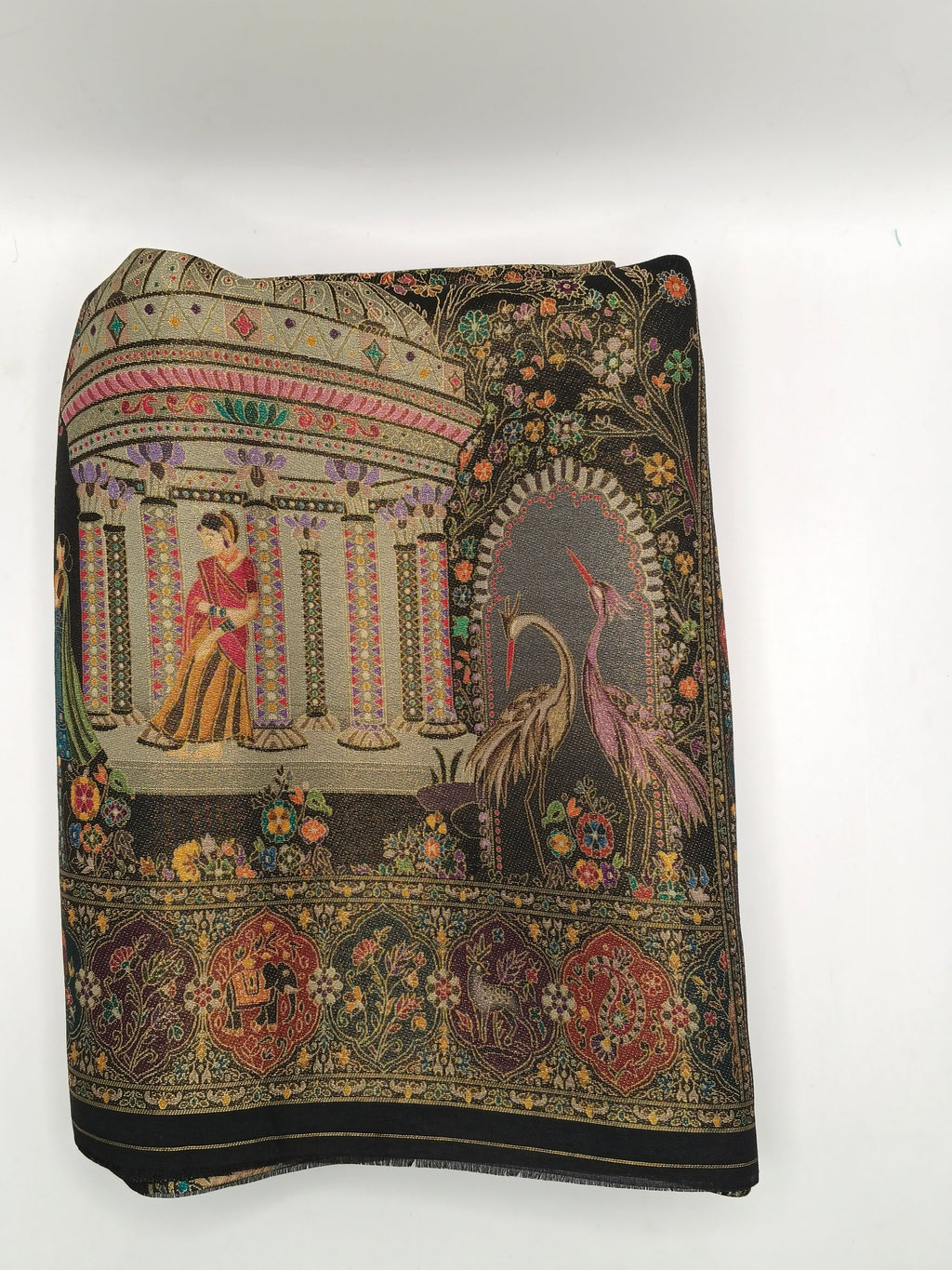 Premium Quality Multi Color Light Weight Kani Silk Shawl
