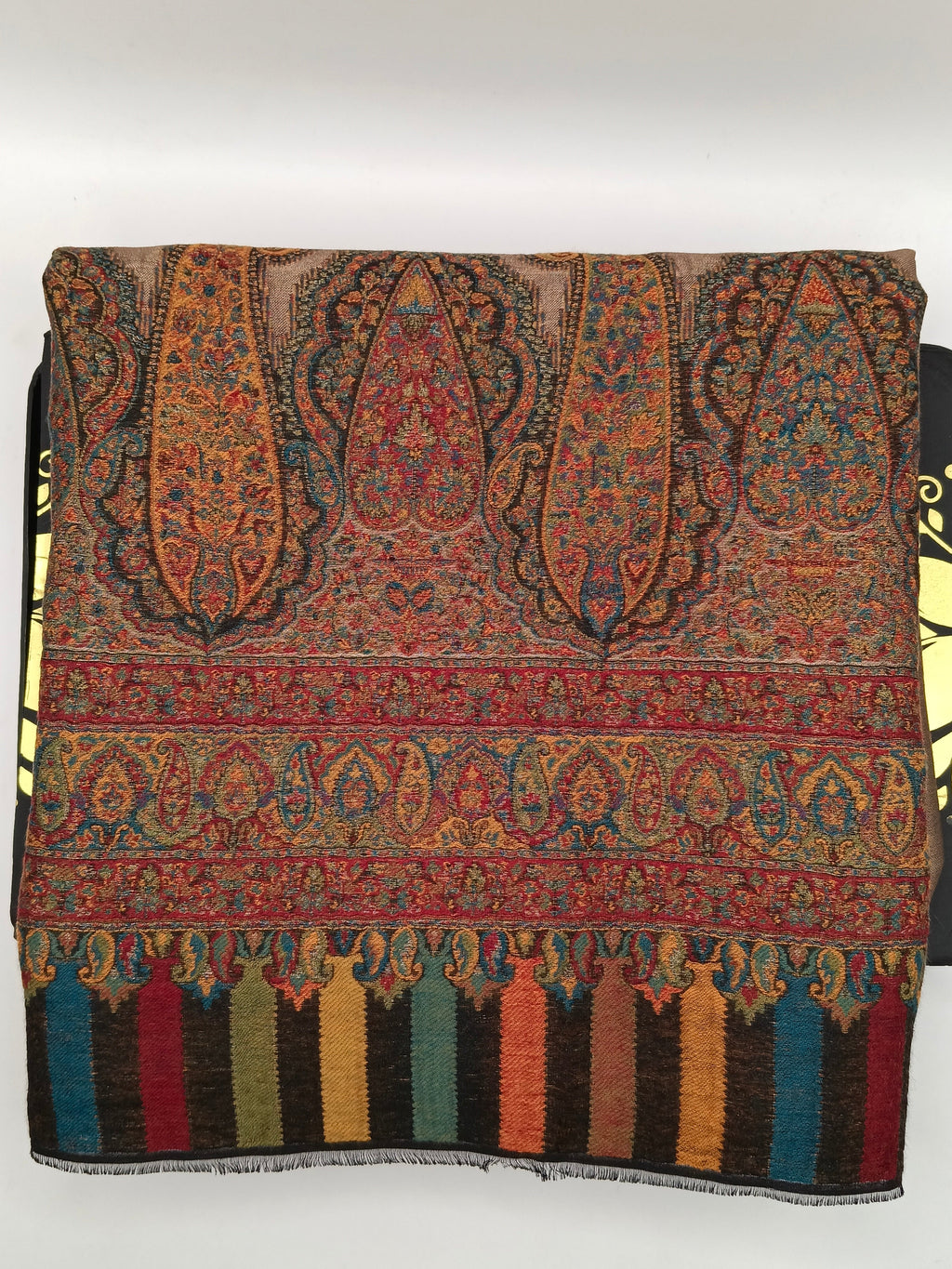 Premium Quality Moonlight Mix Multi Color kani moonlight Silk Pashmina Cashmere Shawl