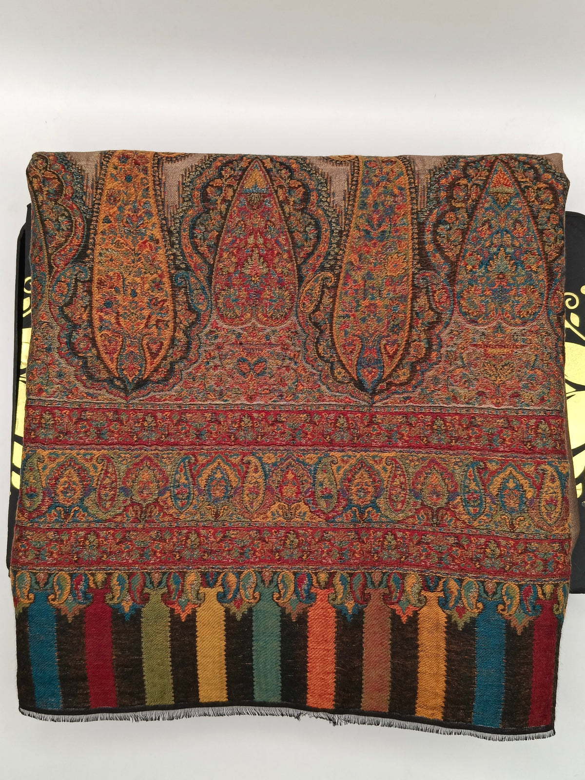Premium Quality Moonlight Mix Multi Color kani moonlight Silk Pashmina Cashmere Shawl