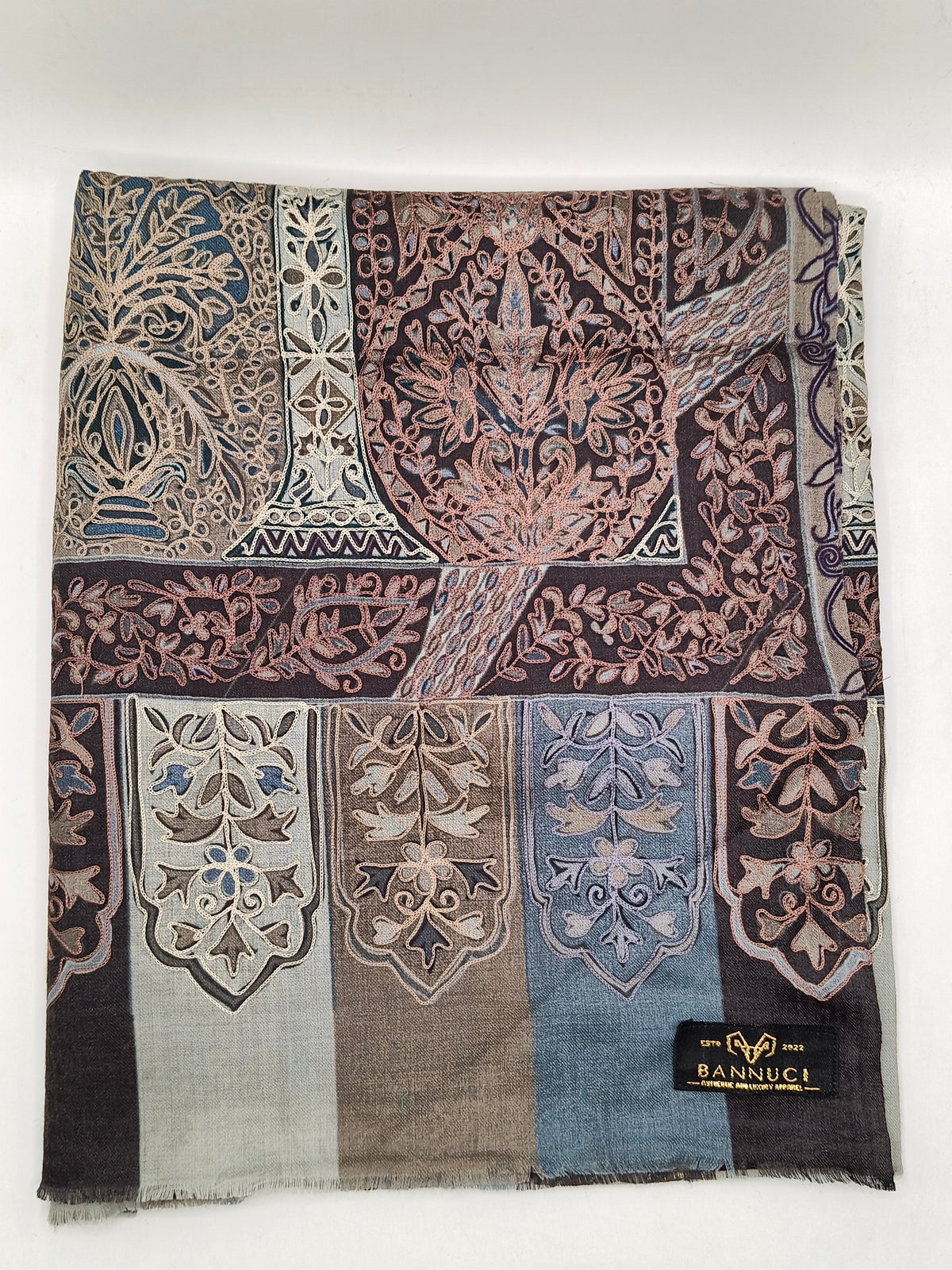 Premium Quality Kalmkar Shawl With Machine Ari Work