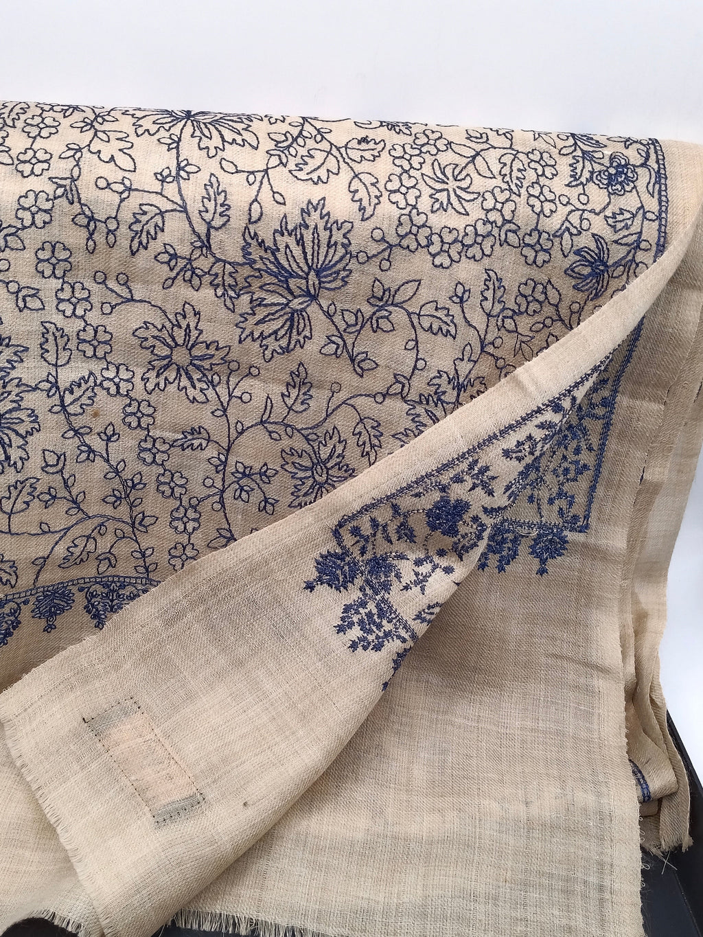Premium Quality  Embroidered Pashmina Cashmere Shawl