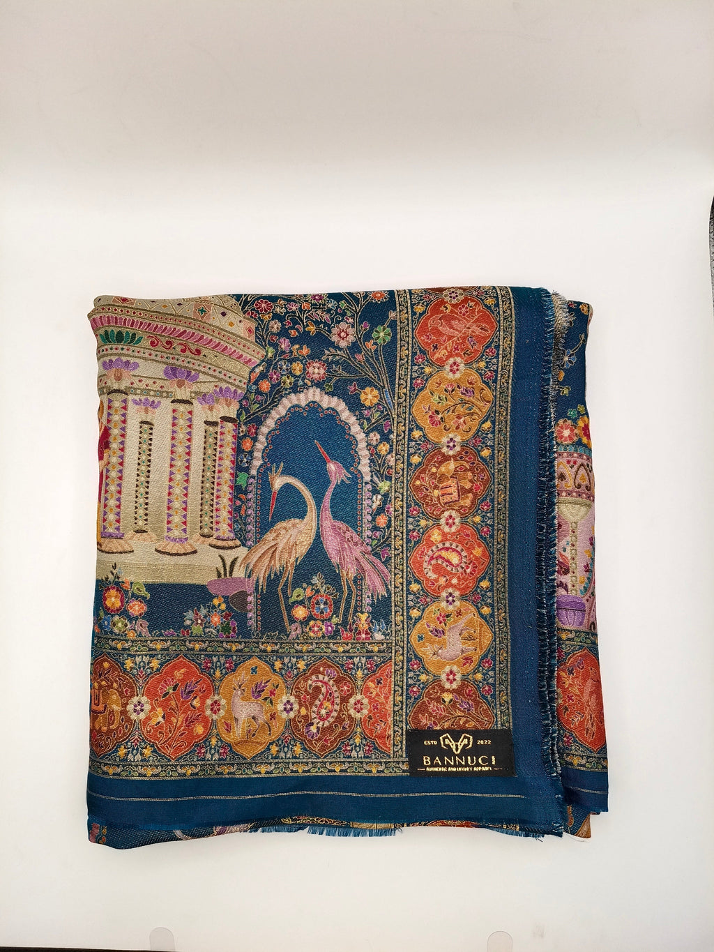 Premium Quality  Multi Mix Color kani Silk   Shawl