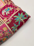 Maheshwari Silk With Hand Embroidery Multi Color Shawl