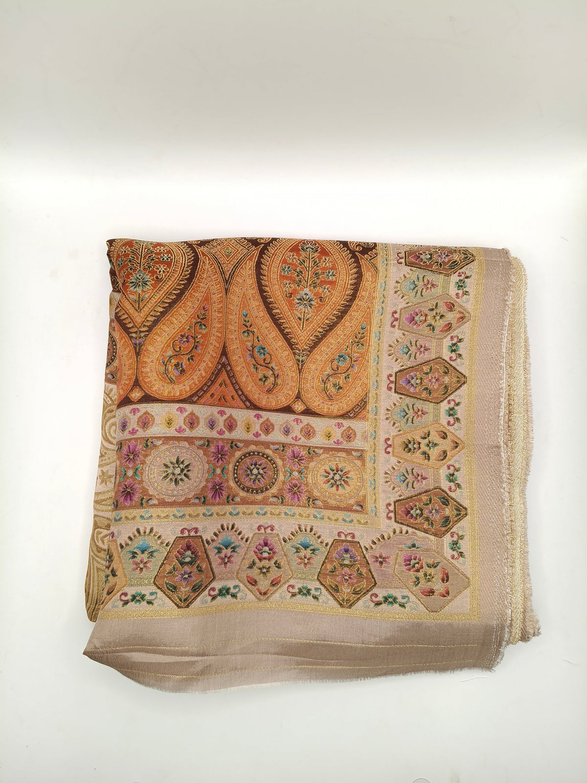 Premium Quality Light Weight Multi Color kani Silk   Shawl