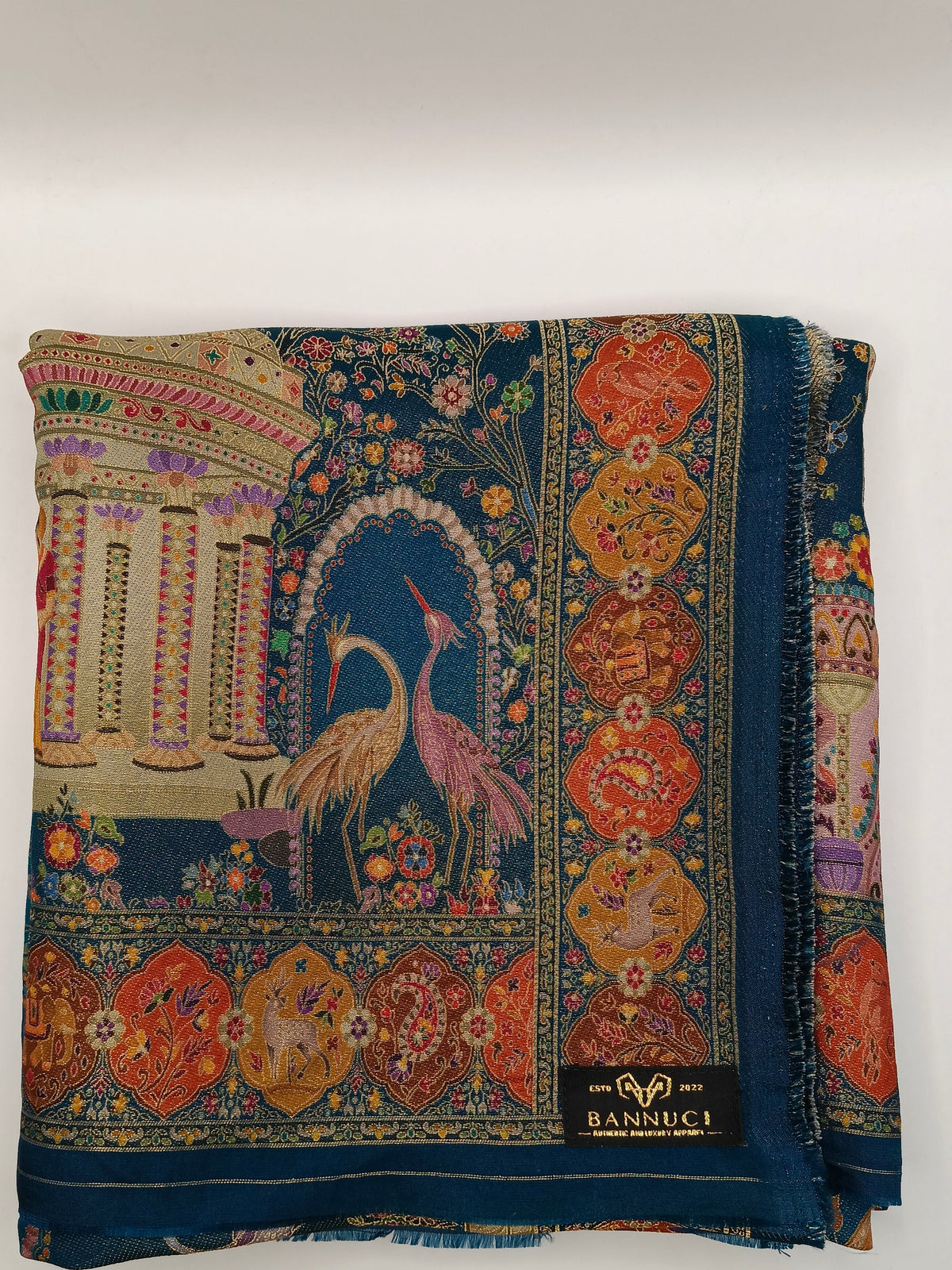 Premium Quality  Multi Mix Color kani Silk   Shawl