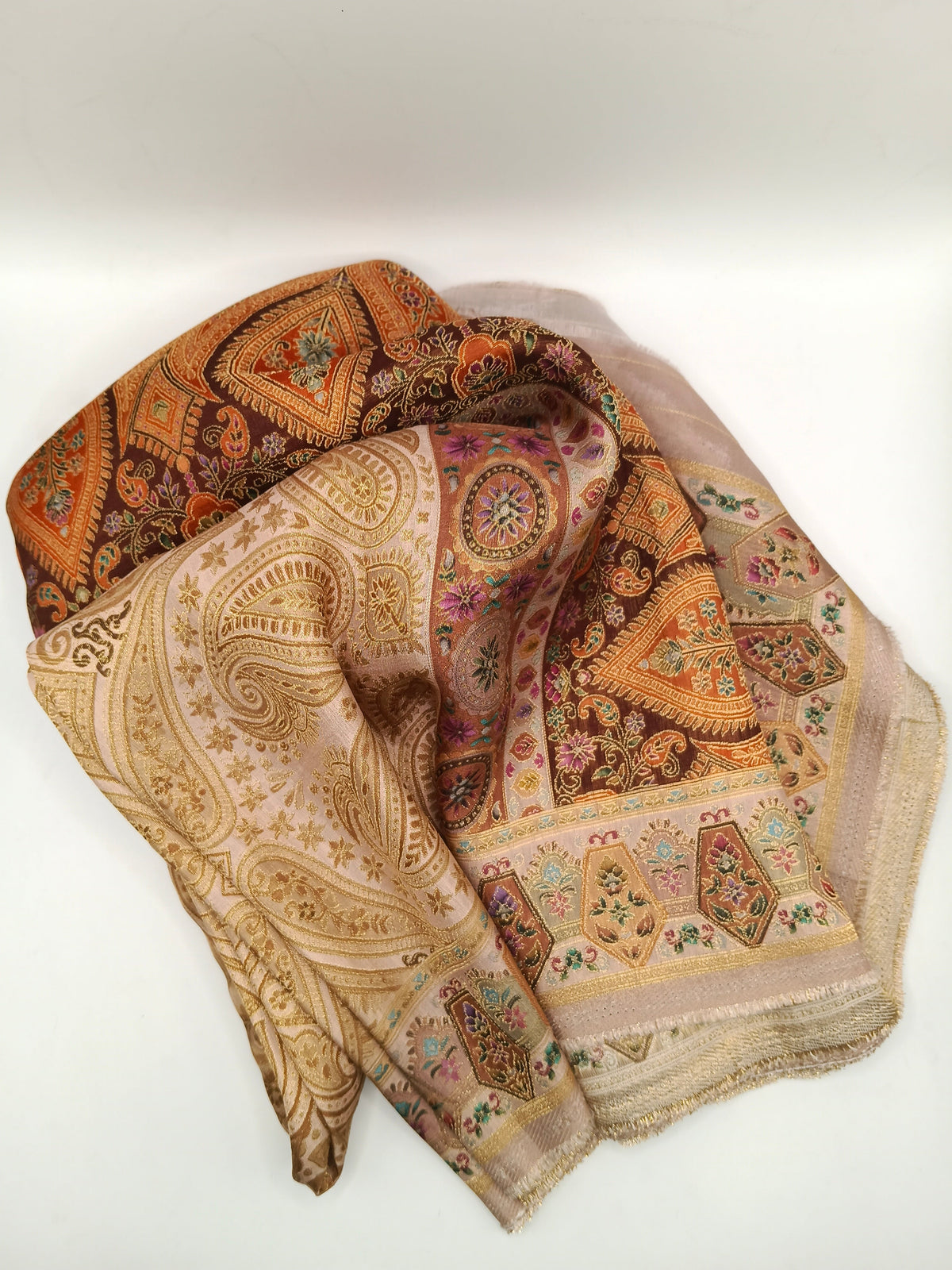 Premium Quality Light Weight Multi Color kani Silk   Shawl