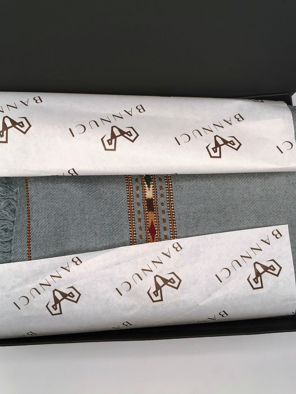 Premium Quality Light Blue Pure/High Grade 48 Fiber Shawl