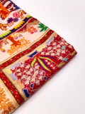 Kalmkar Shawl With Machine Ari Work
