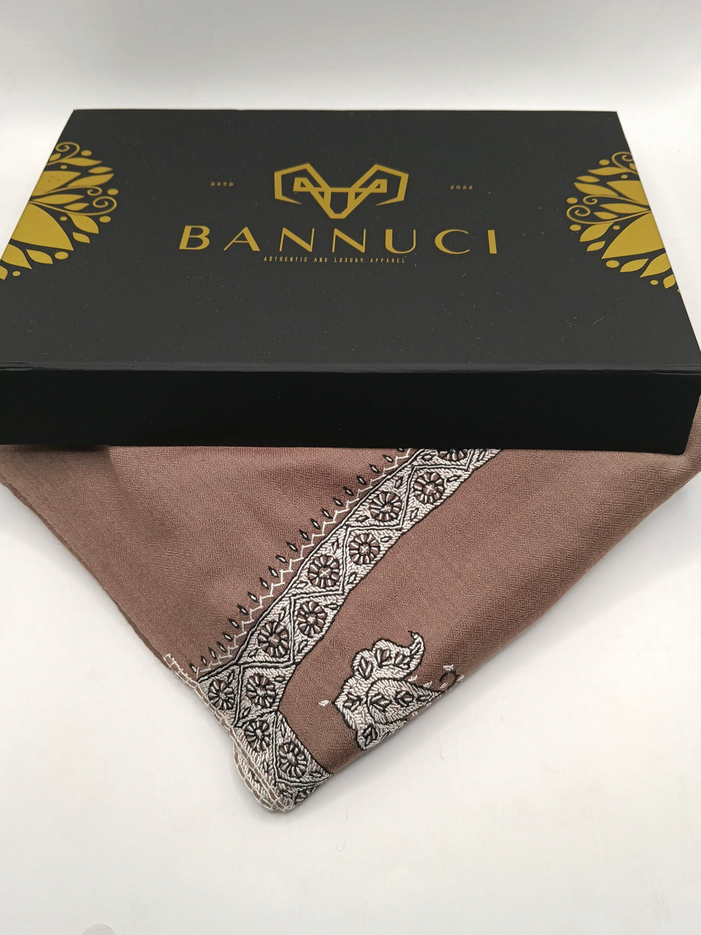 Hand Embroidered Original Toosh Shawl With Border